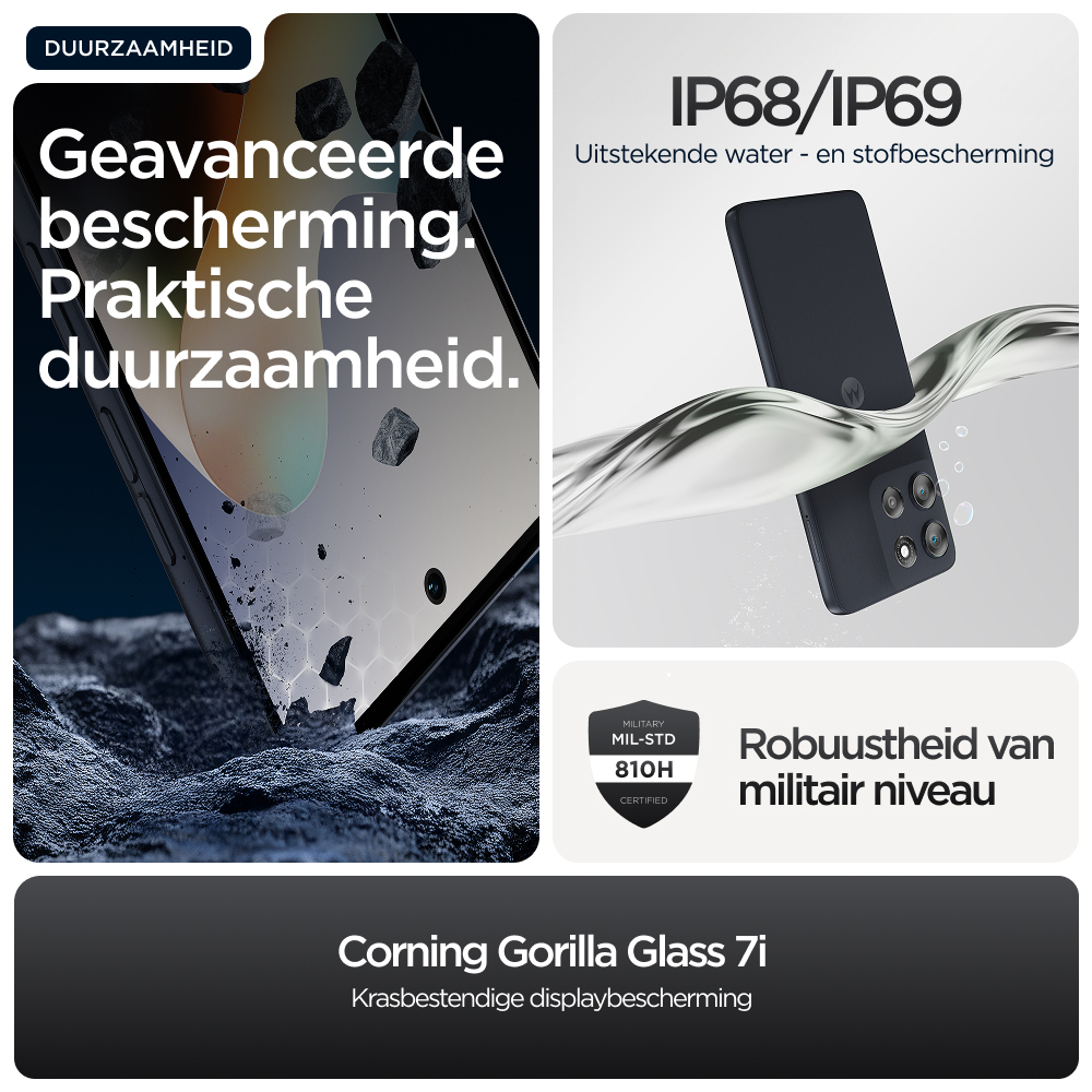 Motorola moto g56 5G 17,1 cm (6.72") Hybride Dual SIM Android 15 USB Type-C 8 GB 256 GB 5200 mAh Zwart - Afbeelding 12