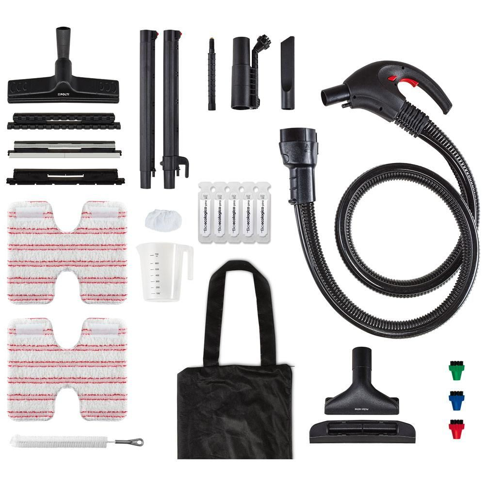 Polti Vaporetto Lecoaspira FAV50 Multifloor Cilinder-stoomreiniger 1,8 l 1350 W Rood, Wit - Afbeelding 2