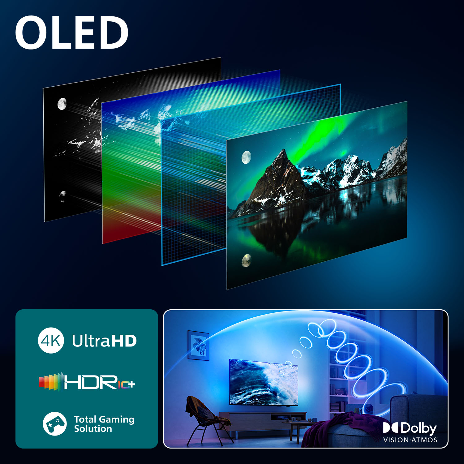Philips 65OLED760 4K TV Ambilight 65” (2025) - Afbeelding 4
