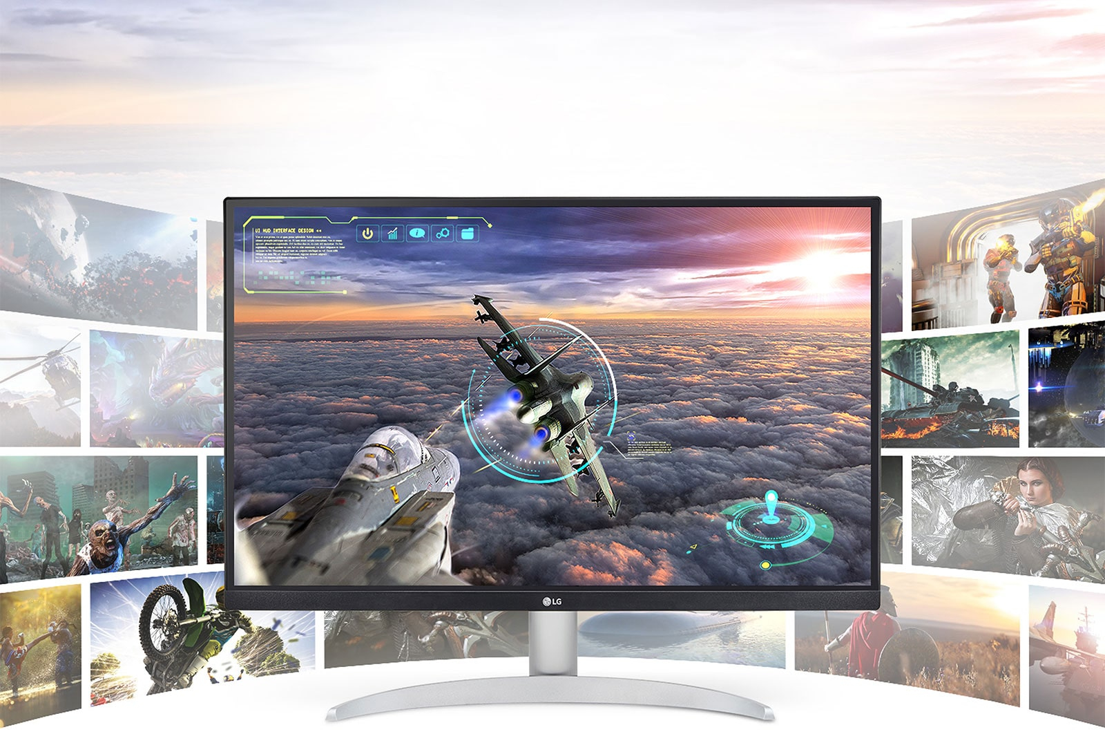 LG 27UP650-W computer monitor 68,6 cm (27") 3840 x 2160 Pixels 4K Ultra HD LCD Zilver - Afbeelding 9