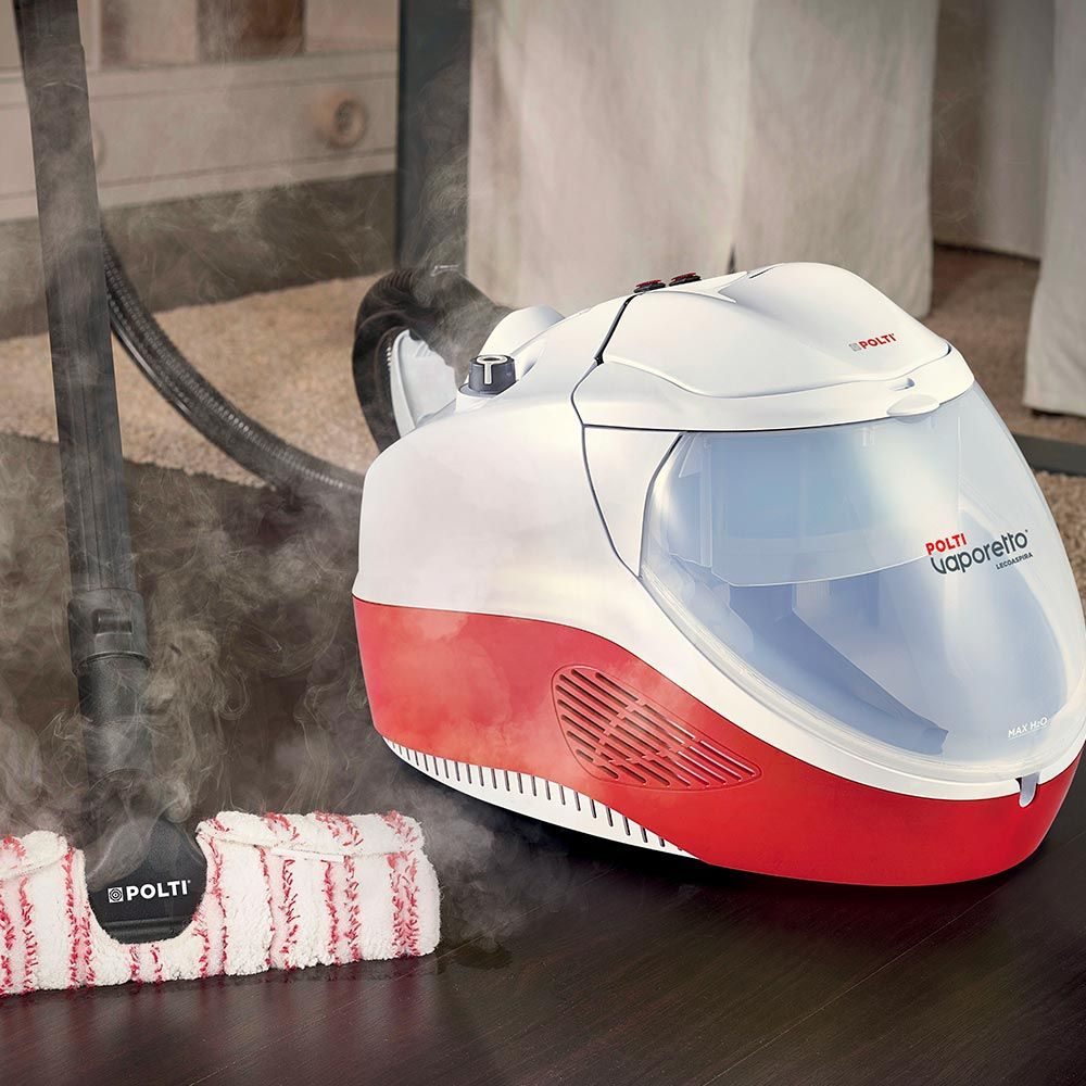 Polti Vaporetto Lecoaspira FAV50 Multifloor Cilinder-stoomreiniger 1,8 l 1350 W Rood, Wit - Afbeelding 4