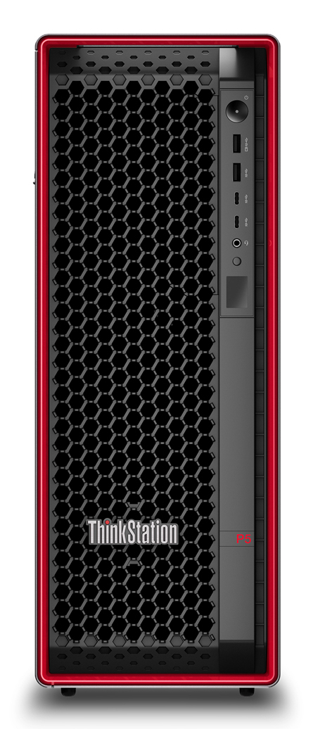 Lenovo ThinkStation P5 Intel® Xeon® W w3-2435 32 GB DDR5-SDRAM 1 TB SSD Windows 11 Pro for Workstations Tower Workstation Zwart, Rood - Afbeelding 2
