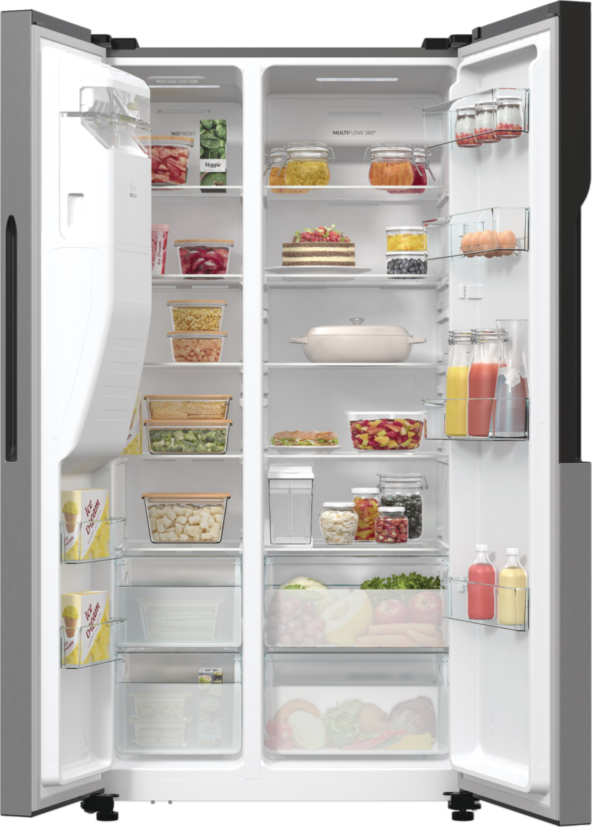 Gorenje NRR9185ESXL amerikaanse koelkast Vrijstaand 566 l E Roestvrijstaal - Afbeelding 4