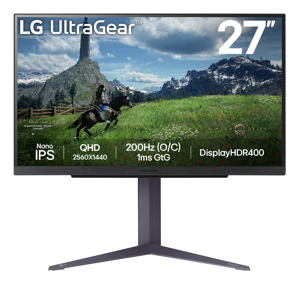 LG 27GS85QX-B computer monitor 68,6 cm (27") 2560 x 1440 Pixels Quad HD LCD Zwart