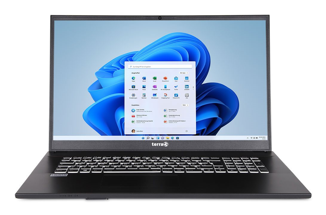 TERRA MOBILE US1220787 laptop Intel® Core™ i5 i5-1235U 43,9 cm (17.3") Full HD 8 GB DDR4-SDRAM 500 GB SSD Wi-Fi 6 (802.11ax) Windows 11 Home An