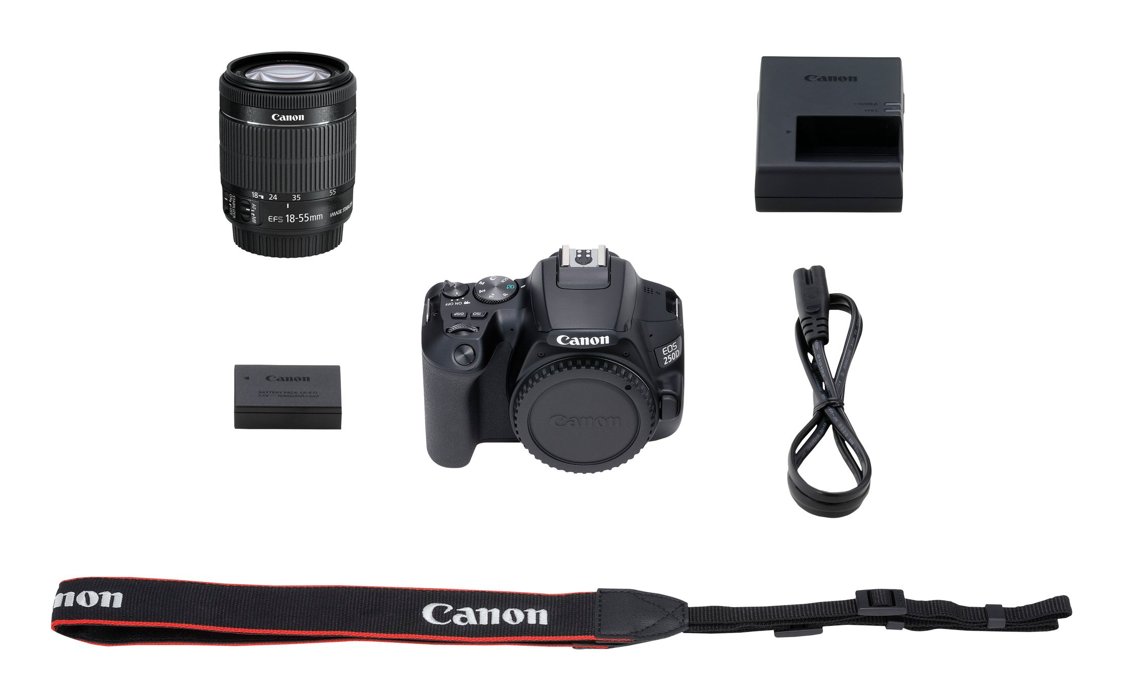 Canon EOS 250D+EF-S 18-55mm SLR camerakit 24,1 MP CMOS 6000 x 4000 Pixels Zwart - Afbeelding 11