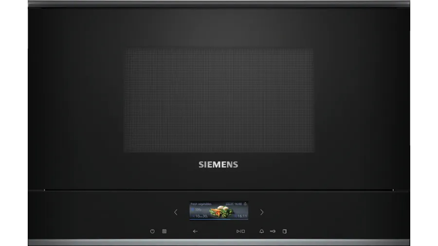 Siemens iQ700 BF722L1B1 magnetron Zwart Solo-magnetron Ingebouwd 21 l 900 W