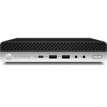 T1A HP EliteDesk 800 G4 Refurbished Intel® Core™ i5 i5-8500 16 GB DDR4-SDRAM 256 GB SSD Windows 11 Pro Mini PC Zwart, Zilver