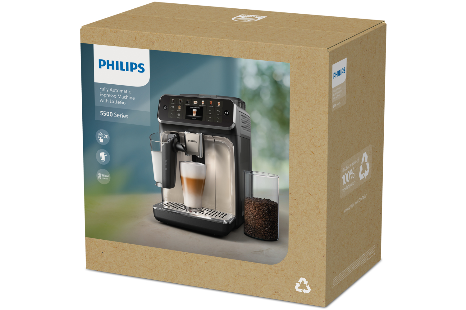Philips 5500 series Series 5500 EP5549/70 Volautomatisch espressoapparaat - Afbeelding 6
