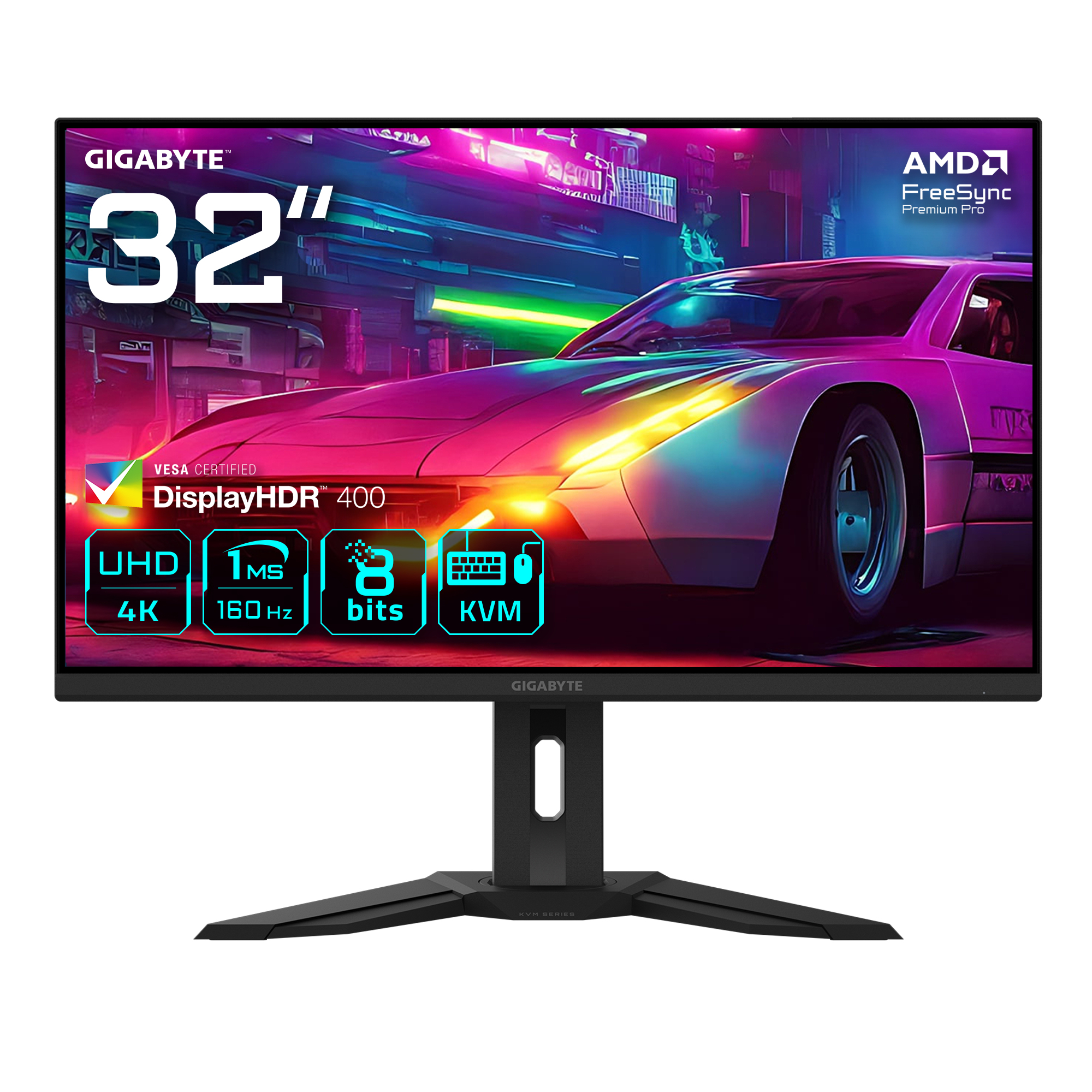 GIGABYTE M32UP computer monitor 80 cm (31.5") 3840 x 2160 Pixels 4K Ultra HD LED Zwart