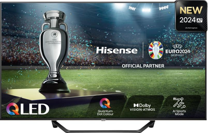Hisense 55A79NQ | 55'' Ultra HD 4K | QLED Smart TV | Wifi | VIDAA | Local Dimming | Dolby Vision | 50Hz