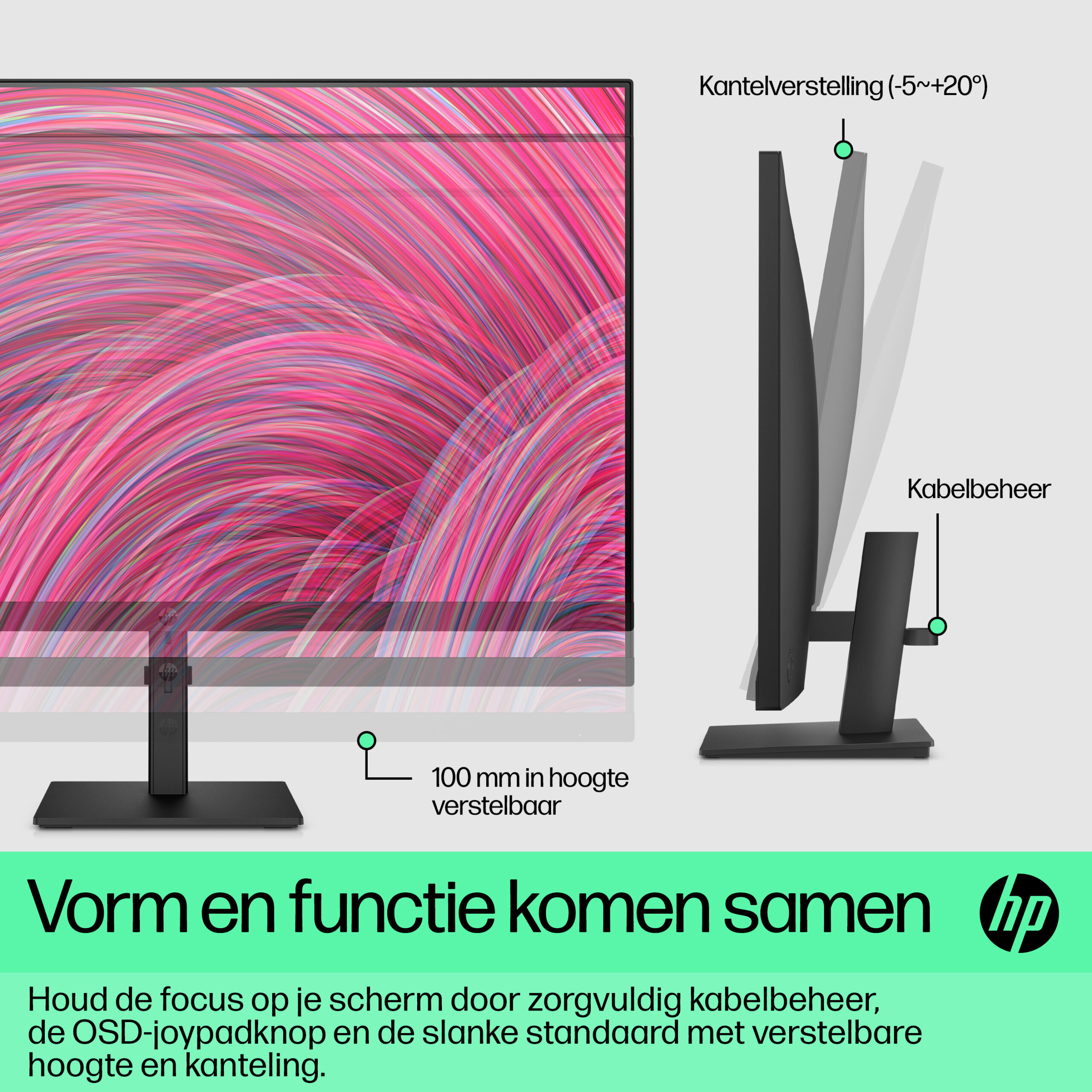 HP P32u G5 QHD USB C-monitor - Afbeelding 16