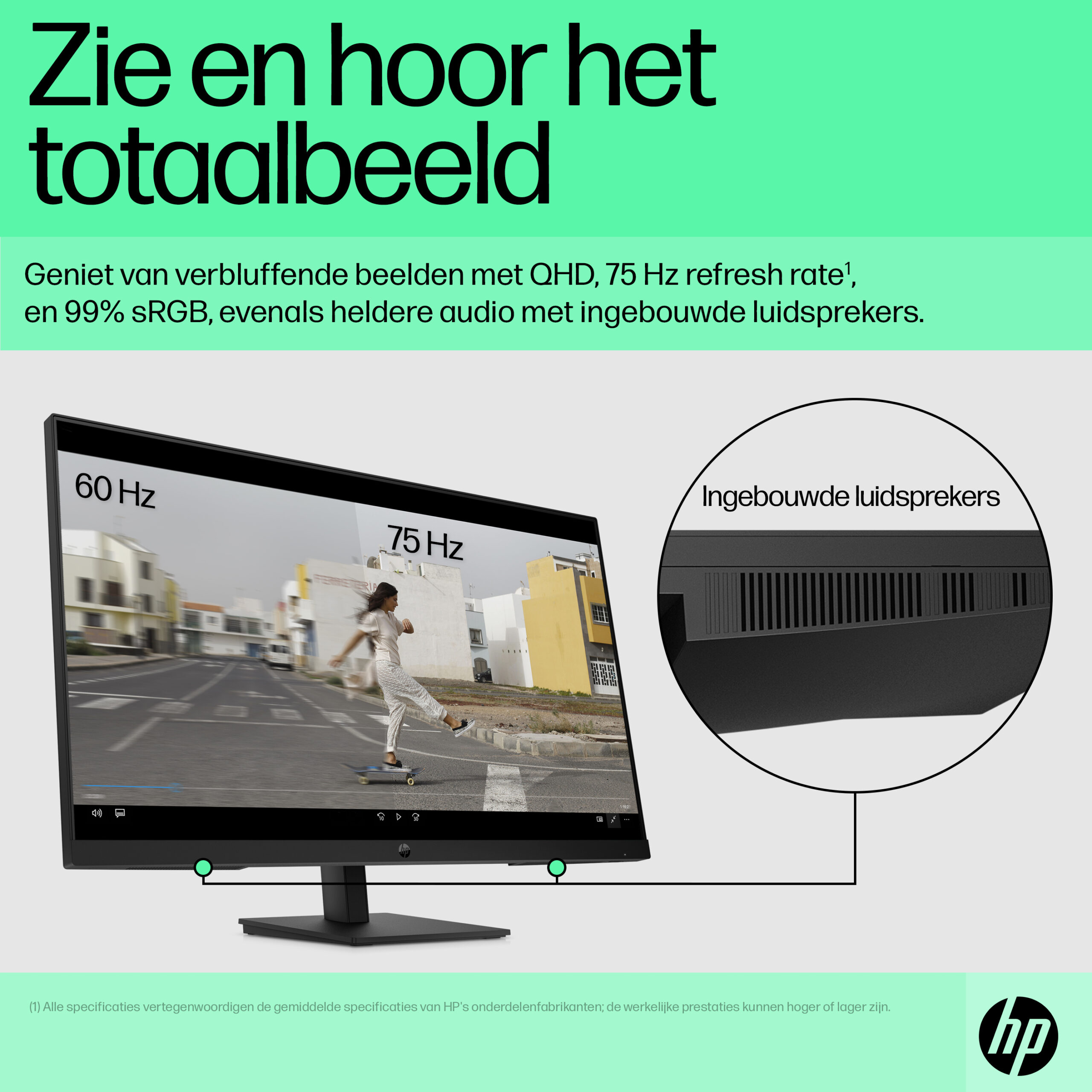 HP P32u G5 QHD USB C-monitor - Afbeelding 12