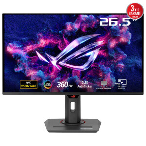 ASUS ROG Strix OLED XG27ACDNG computer monitor 67,3 cm (26.5") 2560 x 1440 Pixels Quad HD QD-OLED Zwart