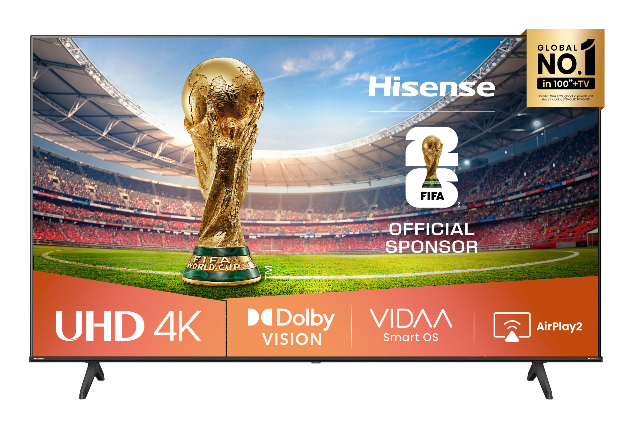 Hisense 55A6Q tv 139,7 cm (55") 4K Ultra HD Smart TV Wifi Zwart 300 cd/m²