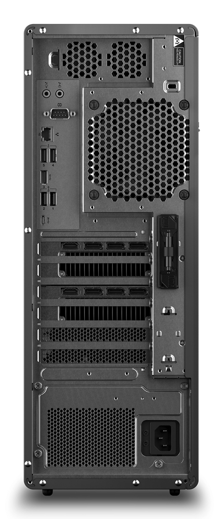 Lenovo ThinkStation P5 Intel® Xeon® W w3-2435 32 GB DDR5-SDRAM 1 TB SSD Windows 11 Pro for Workstations Tower Workstation Zwart, Rood - Afbeelding 3