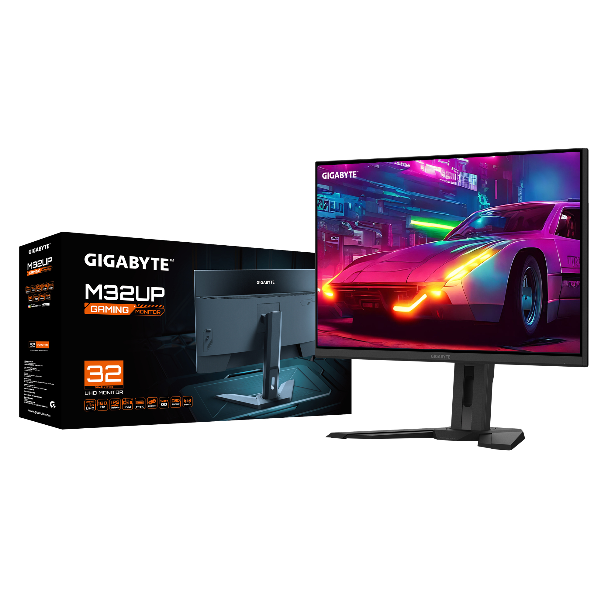 GIGABYTE M32UP computer monitor 80 cm (31.5") 3840 x 2160 Pixels 4K Ultra HD LED Zwart - Afbeelding 6
