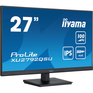 iiyama ProLite computer monitor 68,6 cm (27") 2560 x 1440 Pixels Dual WQHD LED Zwart