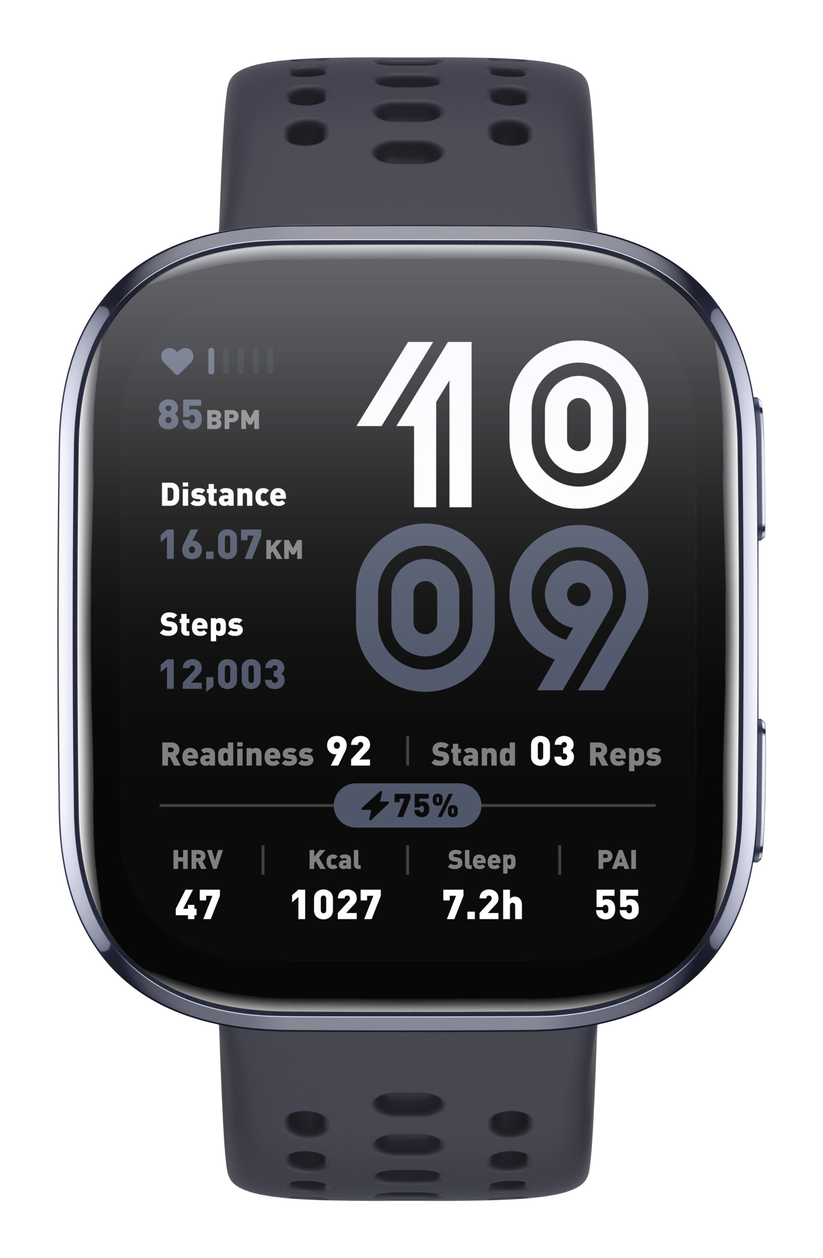 Amazfit Bip 6 Black 5 cm (1.97") AMOLED Digitaal 390 x 450 Pixels Touchscreen Zwart GPS - Afbeelding 2