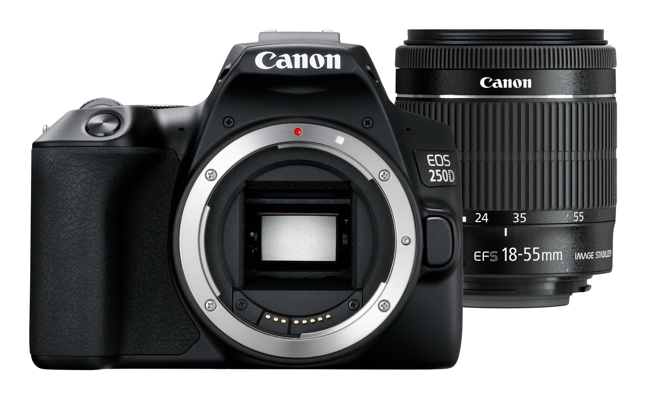 Canon EOS 250D+EF-S 18-55mm SLR camerakit 24,1 MP CMOS 6000 x 4000 Pixels Zwart