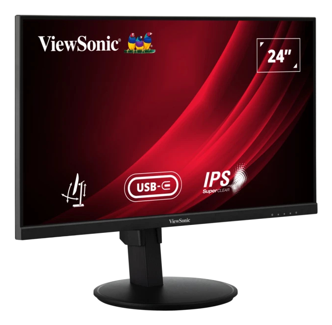 Viewsonic VG Series VG2409-MHDU-2 computer monitor 60,5 cm (23.8") 1920 x 1080 Pixels Full HD LED Zwart - Afbeelding 2
