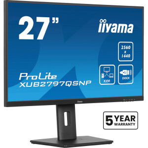 iiyama ProLite XUB2797QSNP-B1 computer monitor 68,6 cm (27") 2560 x 1440 Pixels Wide Quad HD LED Zwart
