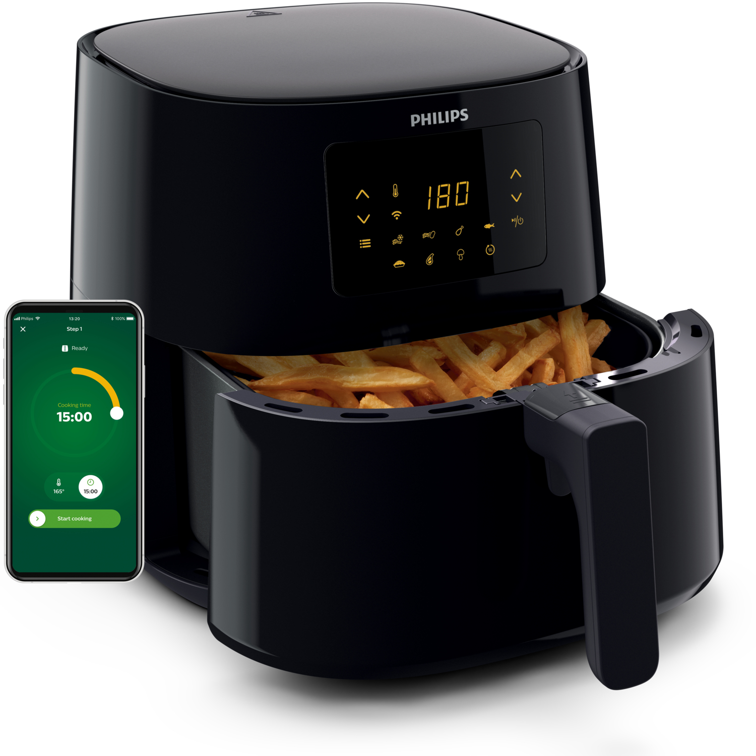 Philips Essential App Connect HD9280/90 Airfryer XL - 5 porties - Afbeelding 3