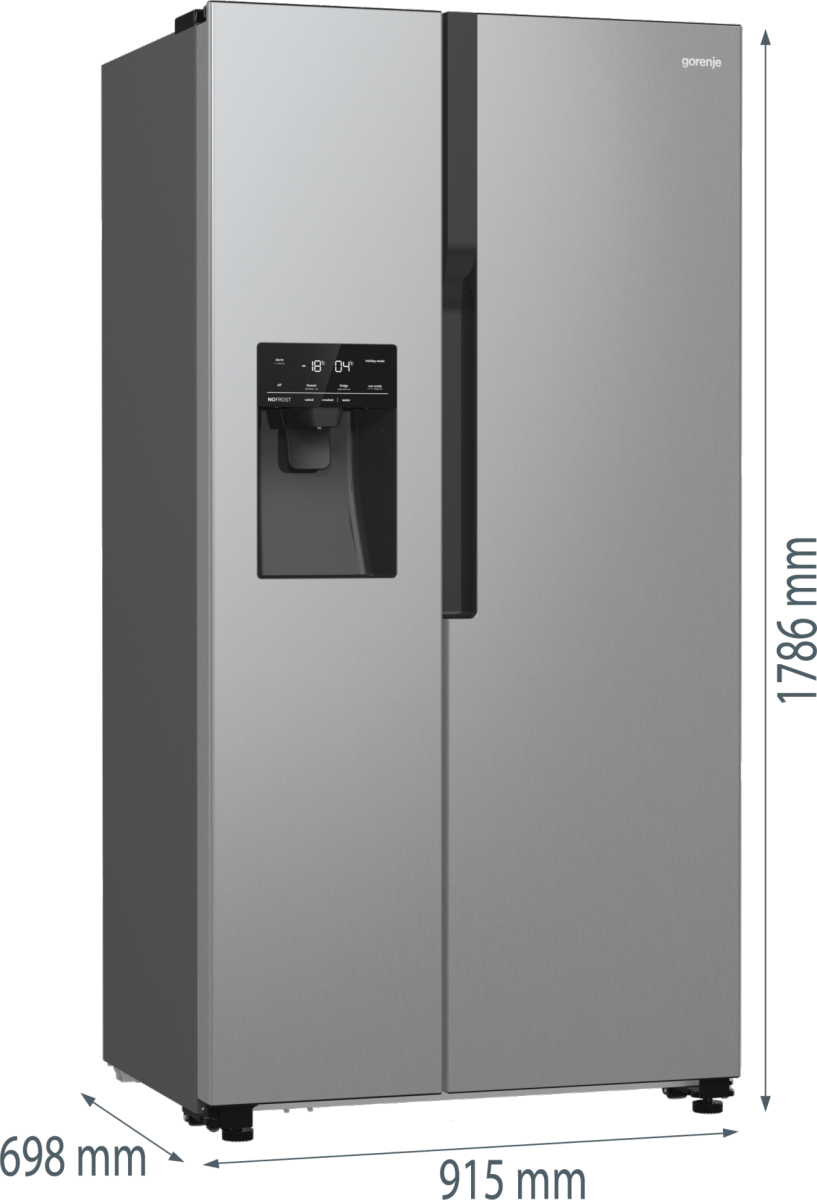 Gorenje NRR9185ESXL amerikaanse koelkast Vrijstaand 566 l E Roestvrijstaal - Afbeelding 9