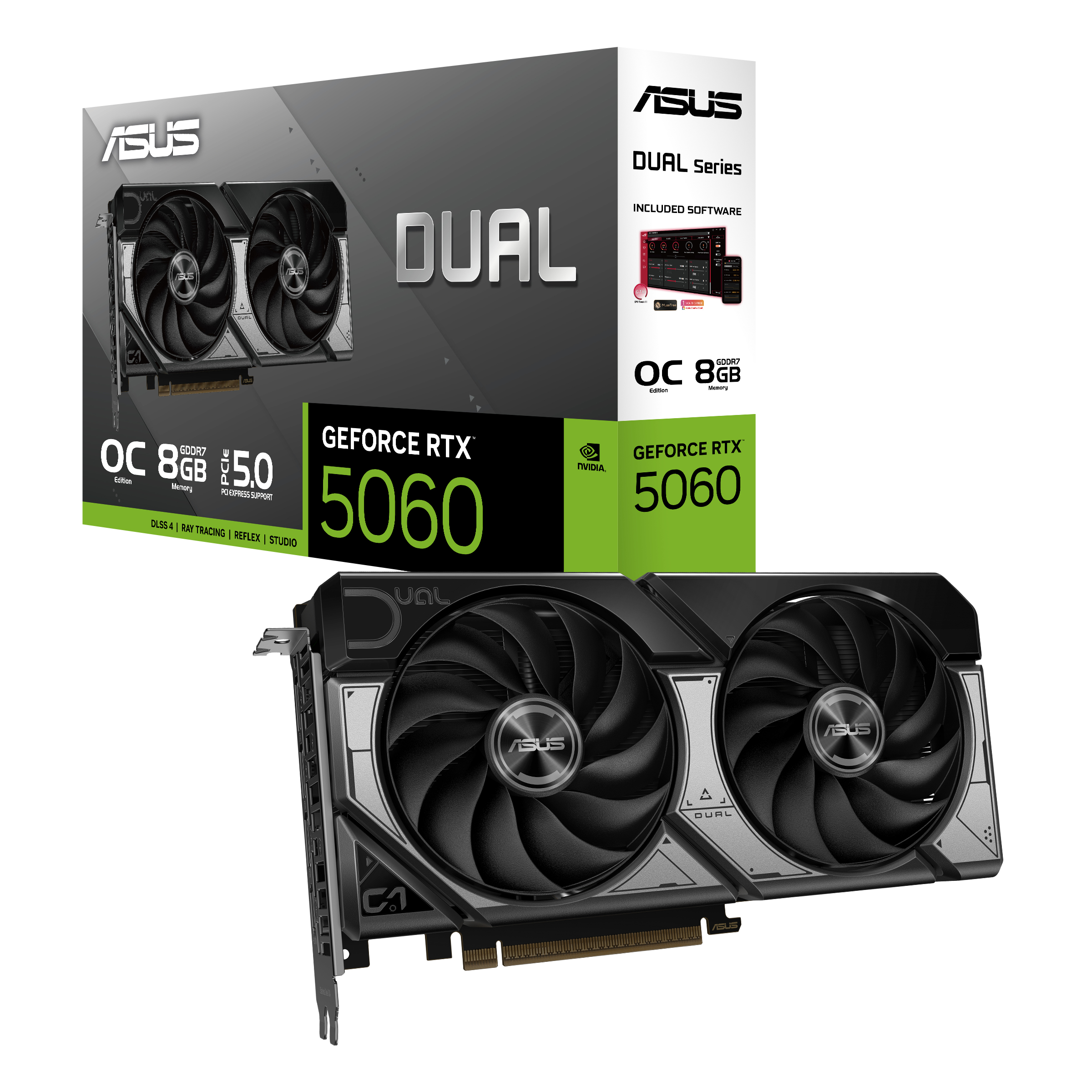 ASUS Dual -RTX5060-O8G NVIDIA GeForce RTX 5060 8 GB GDDR7 - Afbeelding 16