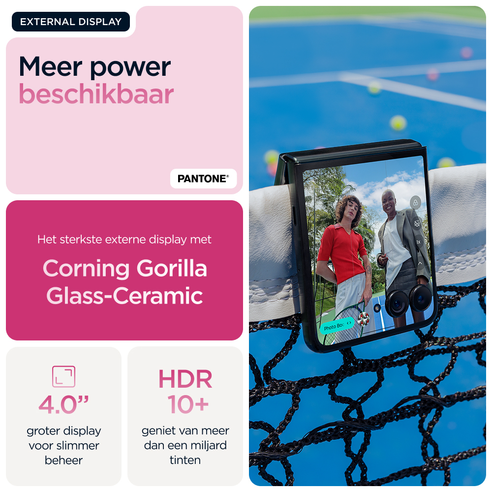 Motorola razr 60 ultra 17,7 cm (6.96") Dual SIM Android 15 5G USB Type-C 16 GB 512 GB 4700 mAh Roze - Afbeelding 31