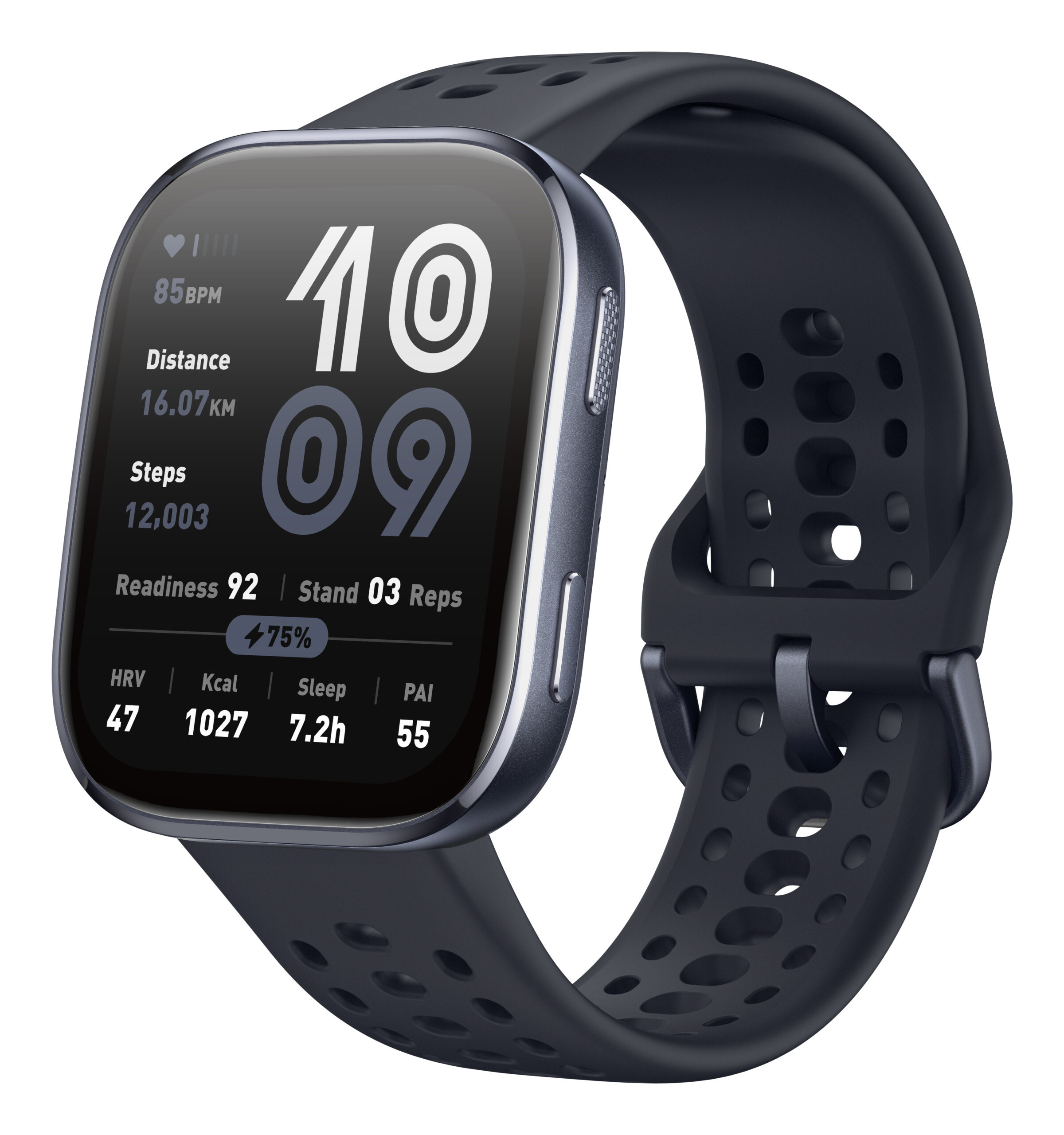 Amazfit Bip 6 Black 5 cm (1.97") AMOLED Digitaal 390 x 450 Pixels Touchscreen Zwart GPS - Afbeelding 4