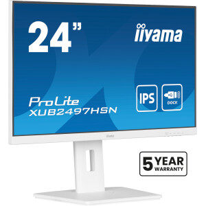 iiyama ProLite XUB2497HSN-W1 computer monitor 60,5 cm (23.8") 1920 x 1080 Pixels Full HD LED Wit