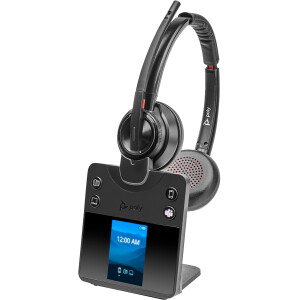 POLY Savi 8420 Office Stereo Microsoft Teams Certified DECT 1880-1900 MHz Headset