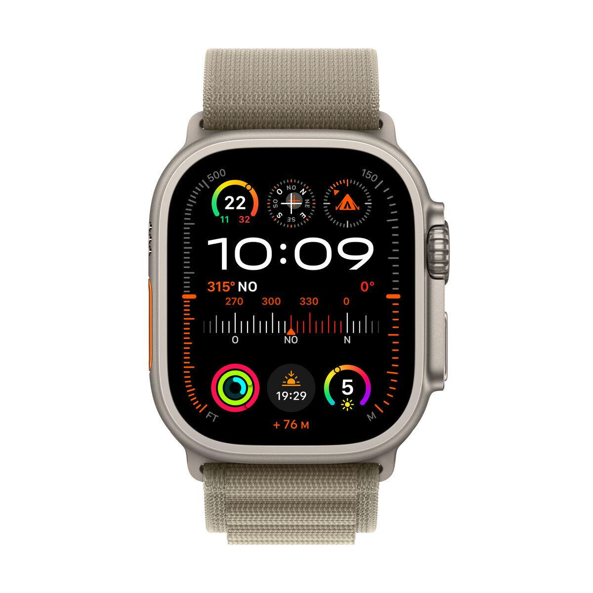 Smartwatch Apple Watch Ultra 2 1,92" Gouden Olijf 49 mm - Afbeelding 2