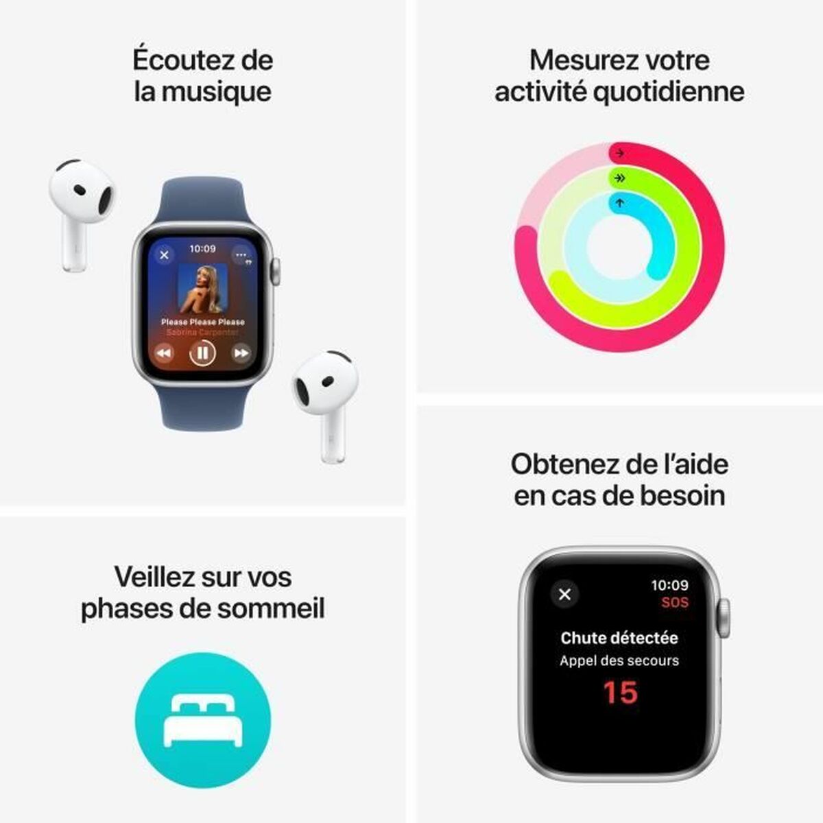 Smartwatch Apple Watch SE Marineblauw 40 mm - Afbeelding 3