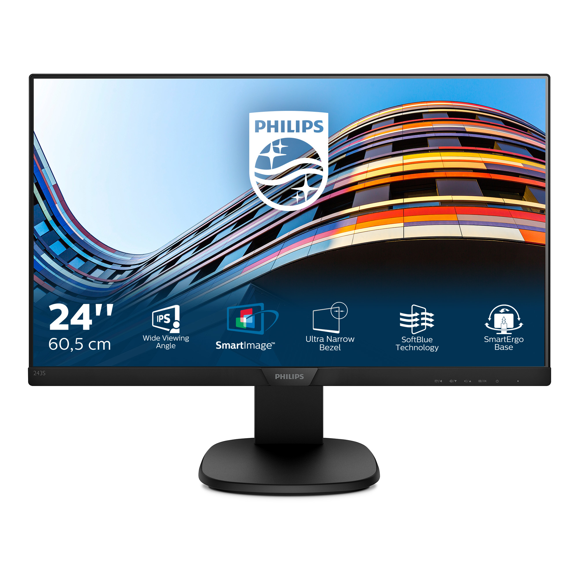 Philips S Line LCD-monitor met SoftBlue-technologie 243S7EHMB/00 - Afbeelding 2