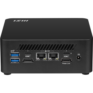 MSI Cubi NUC 13MQG-062EU Intel® Core™ i5 i5-1345U 16 GB DDR5-SDRAM 512 GB SSD Windows 11 Pro Mini PC Zwart
