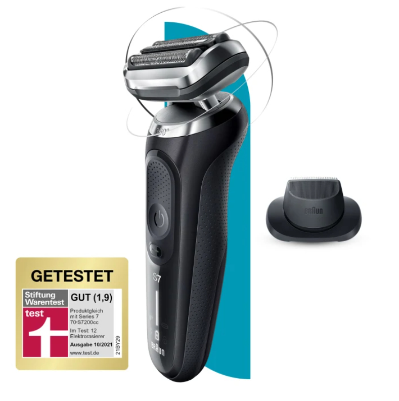 Braun Series 7 71-N1200s Scheerapparaat met scheerblad Trimmer Roestvrijstaal - Afbeelding 2