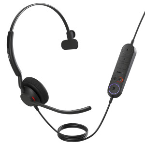 Jabra 4093-413-279 hoofdtelefoon/headset Bedraad Hoofdband Kantoor/callcenter USB Type-A Bluetooth Zwart