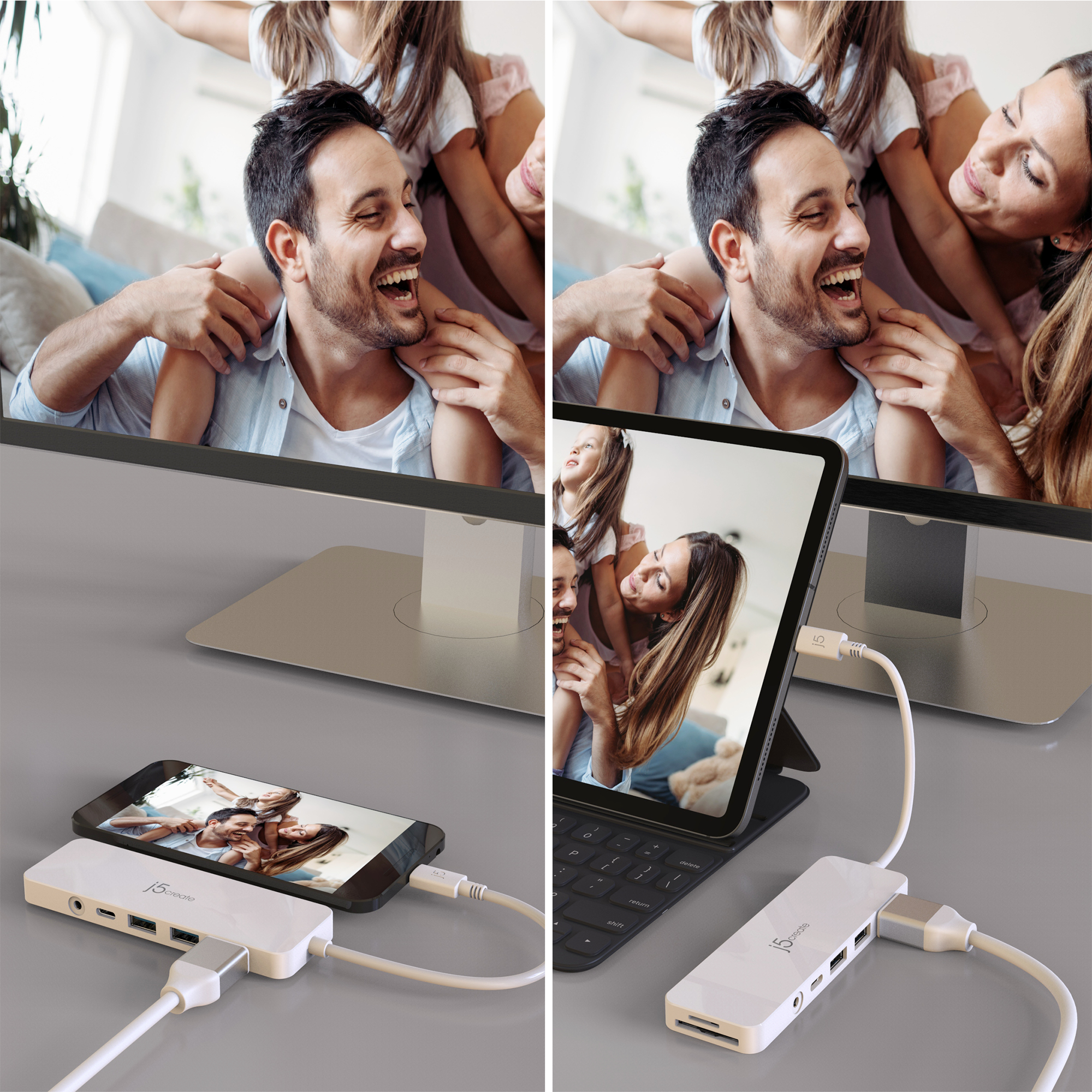j5create JCD373-N USB-C® Lichtgewicht Multi Adapter - Afbeelding 7