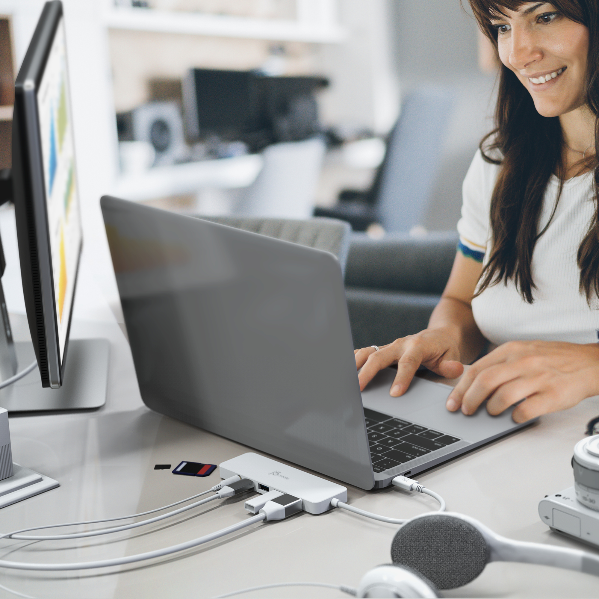 j5create JCD373-N USB-C® Lichtgewicht Multi Adapter - Afbeelding 6