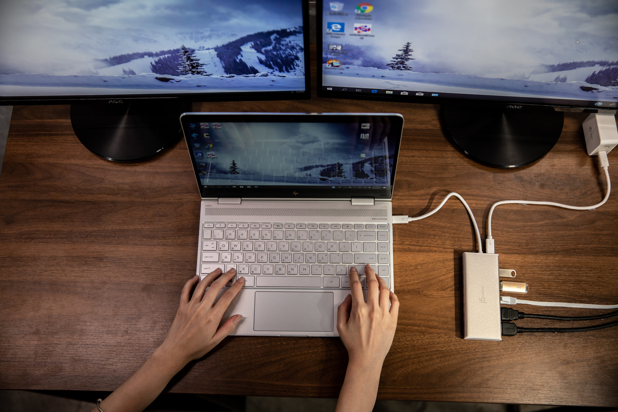 j5create JCD381-N USB Type-C™ Dual HDMI Mini Dock-Ethernet / USB 3.1 HUB / PD2.0 - Afbeelding 12