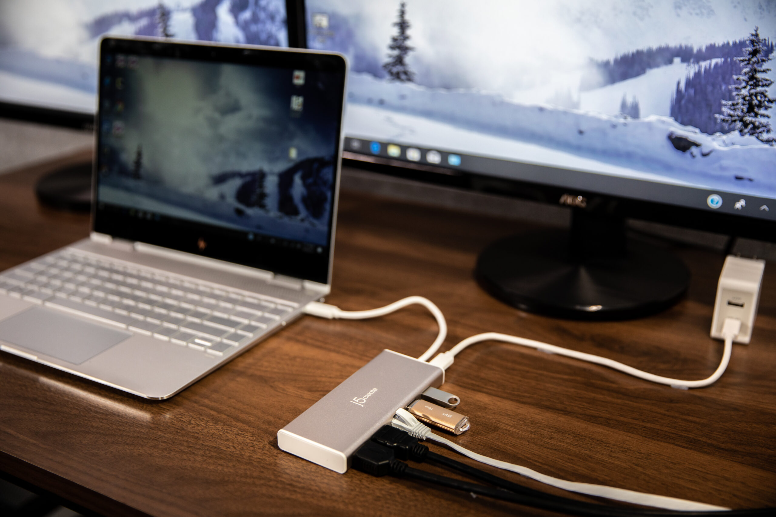 j5create JCD381-N USB Type-C™ Dual HDMI Mini Dock-Ethernet / USB 3.1 HUB / PD2.0 - Afbeelding 13