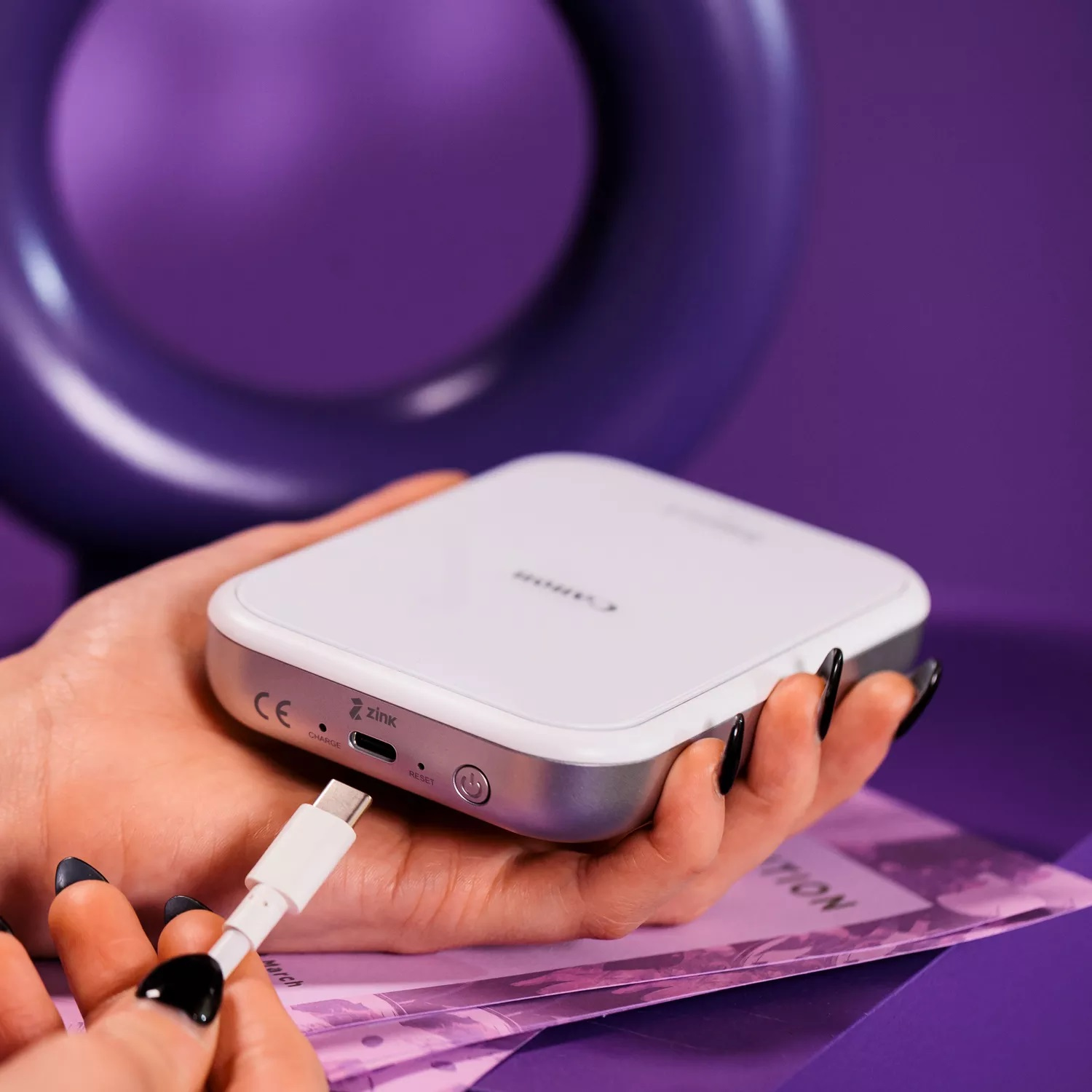 Canon Zoemini 2 fotoprinter ZINK (Zero ink) 313 x 500 DPI 2" x 3" (5x7.6 cm) - Afbeelding 9