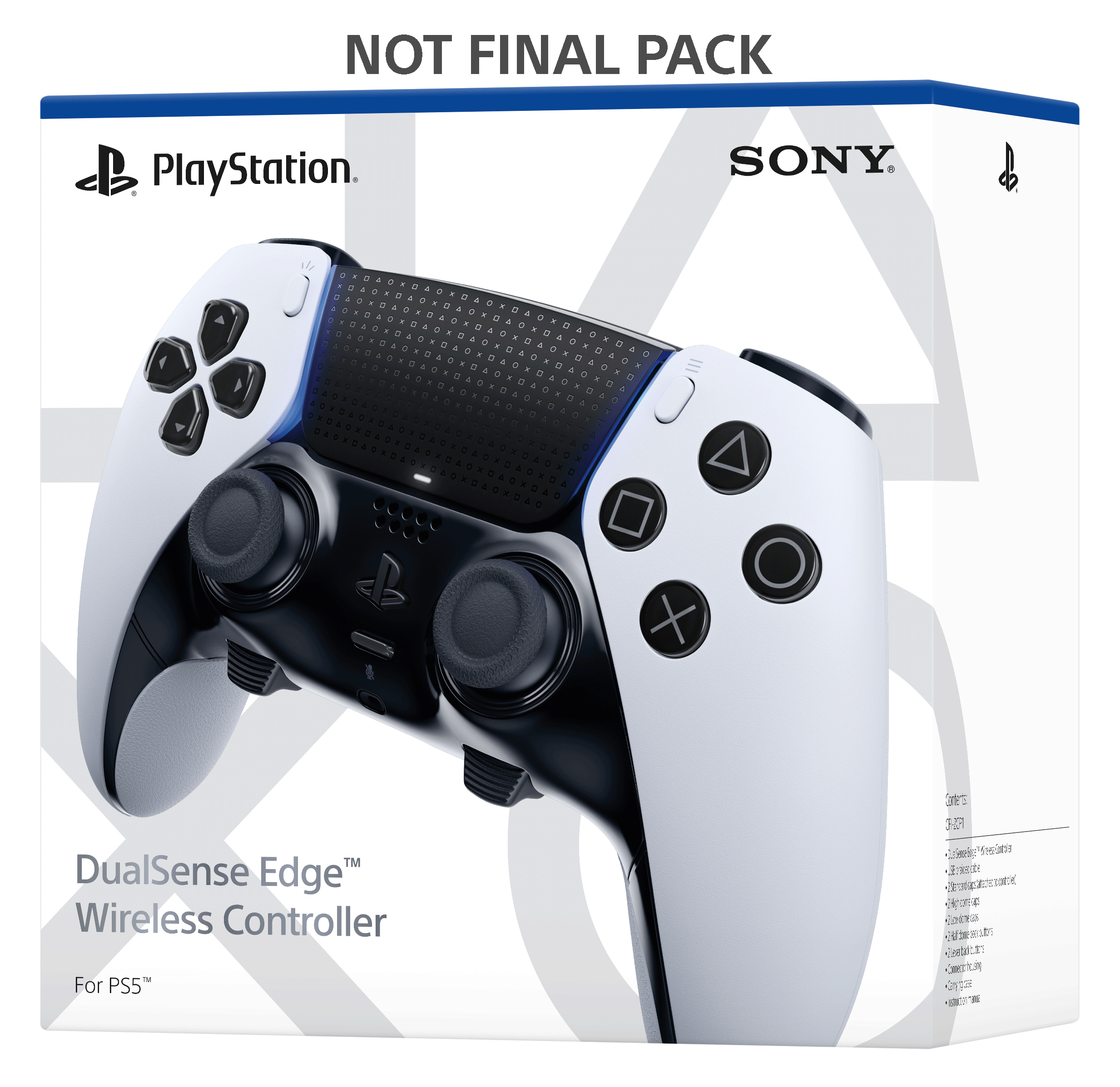 Sony DualSense Edge Zwart, Wit Bluetooth Gamepad Analoog/digitaal PlayStation 5 - Afbeelding 3