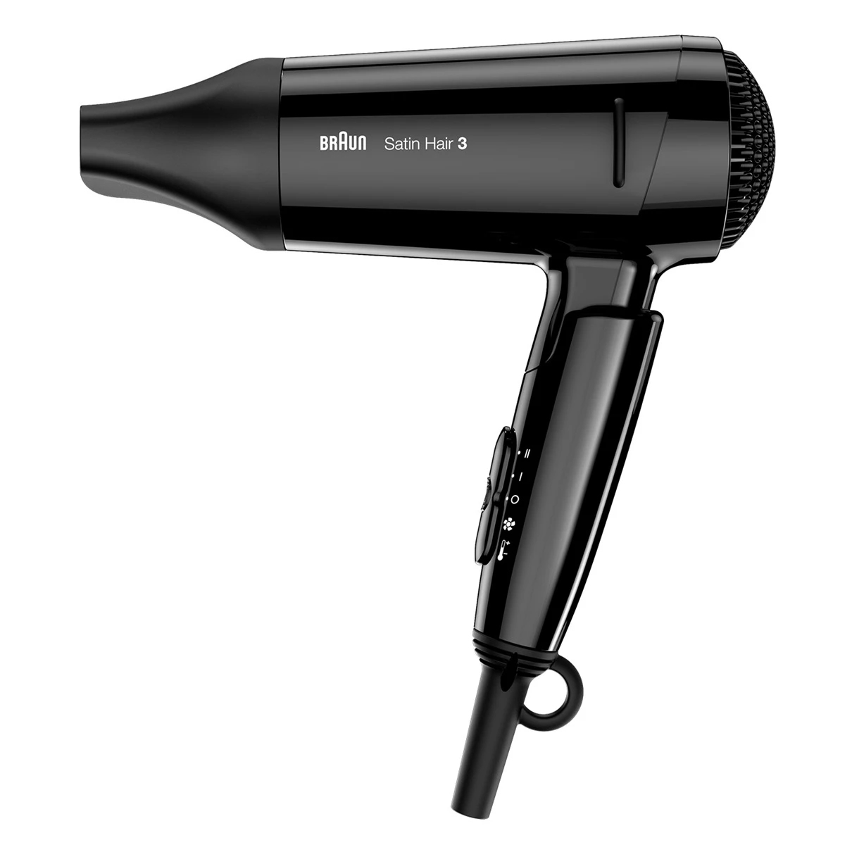 Braun Satin Hair 3 HD350 haardroger 1600 W Zwart - Afbeelding 2
