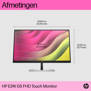 E24t G5 FHD - 23.8 inch Touch - Full HD IPS LED Monitor - 1920x1080 - Pivot / HAS