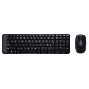 Logitech Wireless Combo MK220 toetsenbord Inclusief muis Kantoor RF Draadloos QWERTY Internationaal EER Zwart