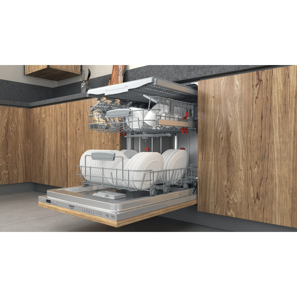 Hotpoint HI 5030 WEF Volledig ingebouwd 14 couverts D - Afbeelding 5