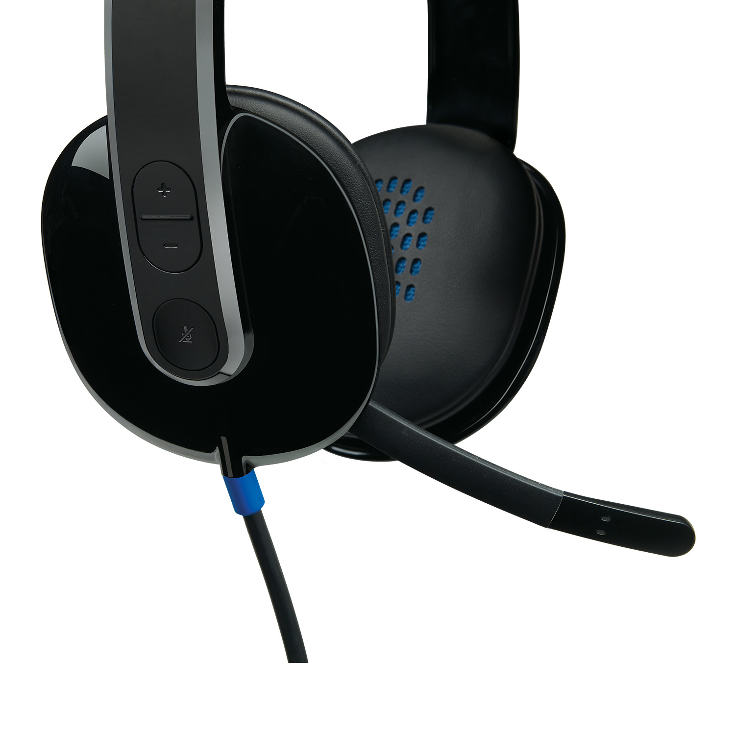 Logitech H540 USB Computer Headset Met high-definition geluid en knoppen op het oorstuk - Afbeelding 6